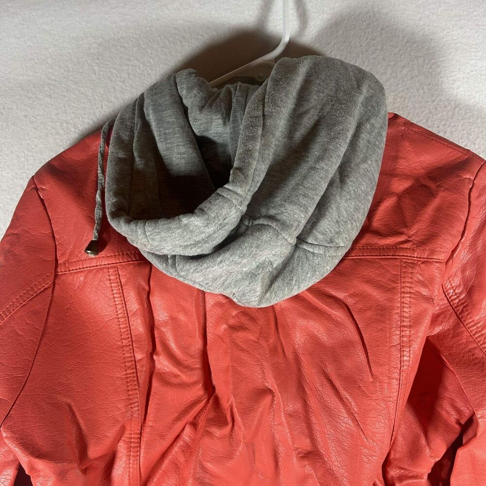 Charlotte Russe Coat Rustic Orange Jacket Lined Women Large Peacoat - Picture 15 of 15